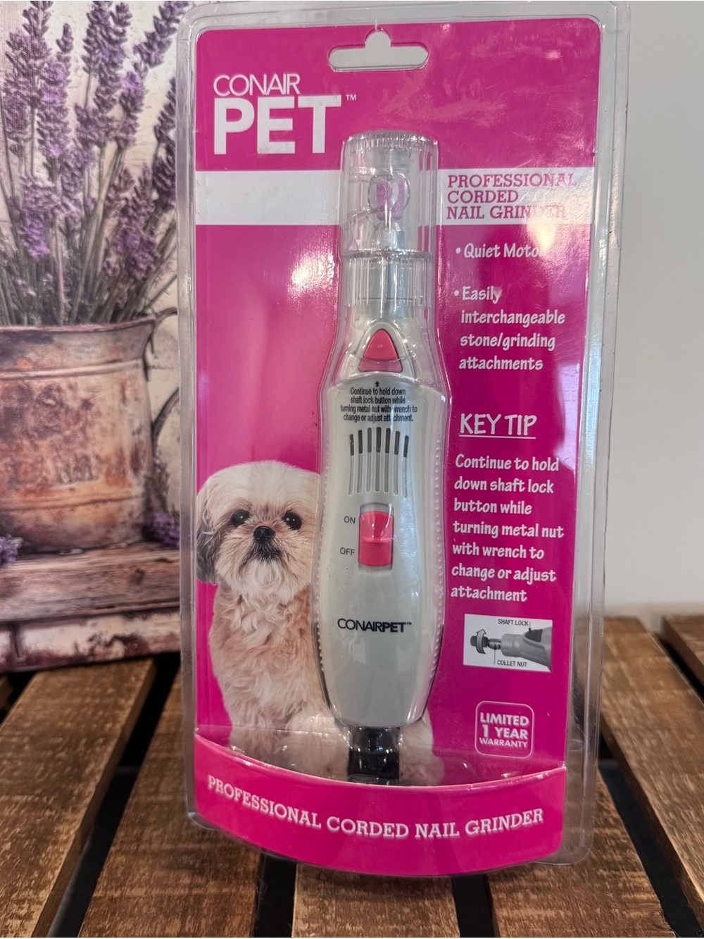 NEW SEALED Conair Pet Professional Corded Nail Grinder -A3
